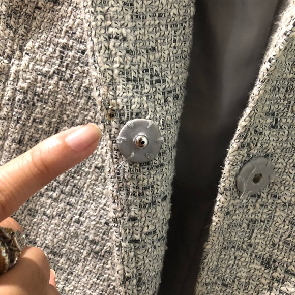 212 Collection Grey Tweed Blazer - Picture 8 of 8